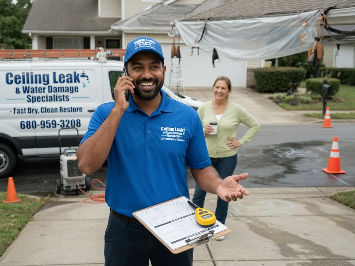 Ceiling Leak Cleanup Coolidge, TX FAQs